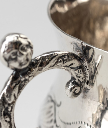 Charles II (Carolean) Restoration Period Silver Porringer - Ralph Leeke